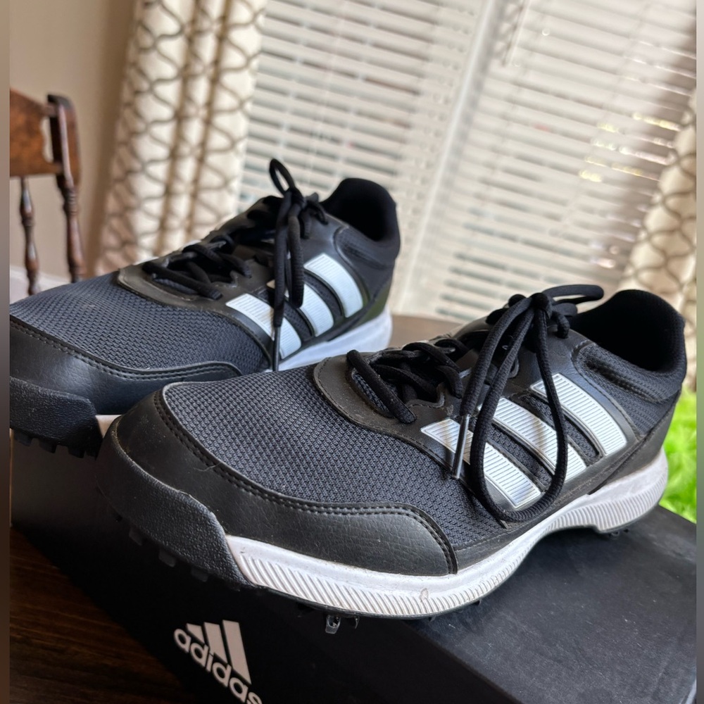 Adidas Tech Response 2.0 golf shoes. Black/white 
Size 10 worn once